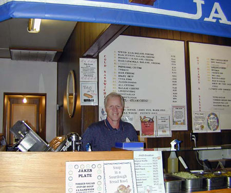 8Steve behind the counter